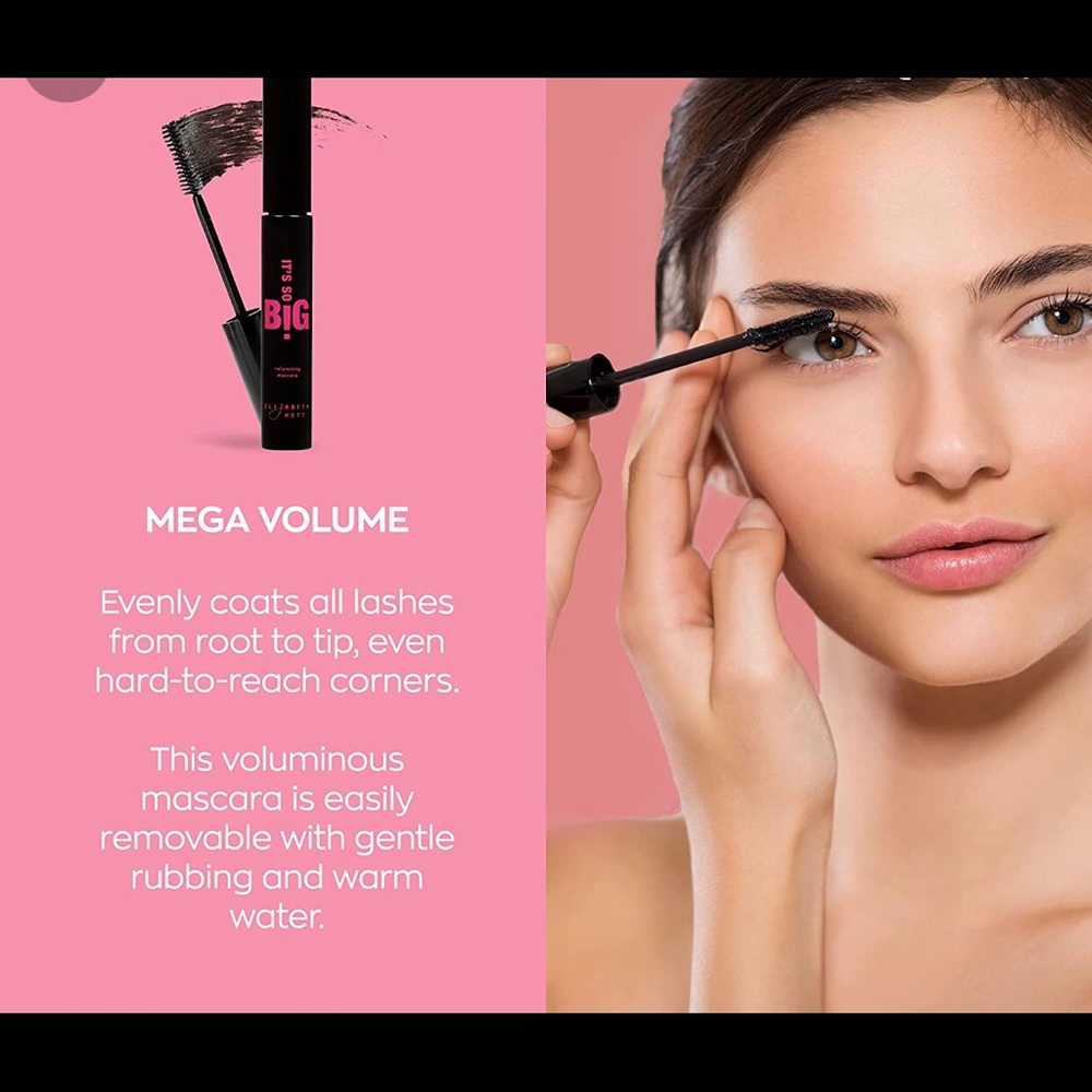 Elizabeth Mott “It’s So BIG” Volumizing Mascara in Black